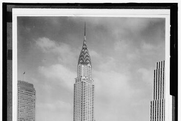 A Chrysler Building 1930 körül. A Detroit Publishing Co. fényképe, forrás: Library of Congress