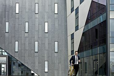 Visionsház Irodaépület,  Aalborg Dánia építeszet, KPF Architecture - fotó a CRLT Solution hozzájárulásával