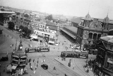 Nyugati (Berlini) tér, a Banán-sziget 1930-ban. Forrás: Fortepan