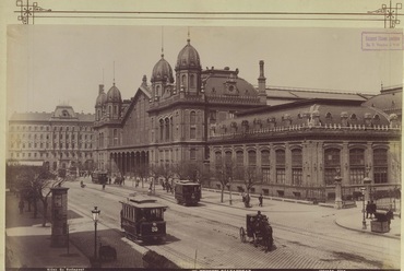 Magyarország,Budapest VI. Teréz körút, Nyugati pályaudvar. A felvétel 1890 után készült., Fortepan / Budapest Főváros Levéltára. Levéltári jelzet: HU.BFL.XV.19.d.1.07.138