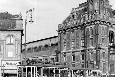 1949 - Magyarország,Budapest VI. Nyugati (Marx) tér, Nyugati pályaudvar. Forrás: Fortepan, adományozó: Magyar Rendőr