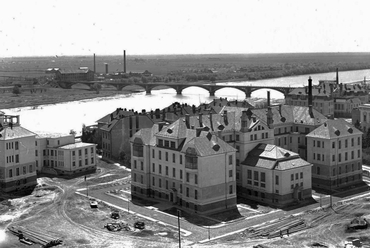 Szeged, az egyetemi klinikák 1929-ben. Fotó: Fortepan / Kozma János