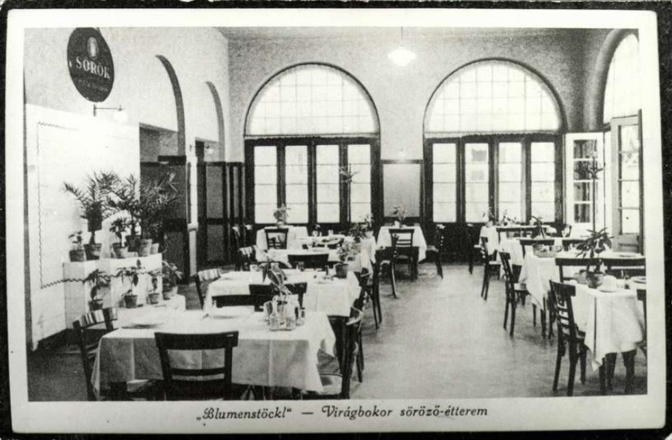 A Blumenstöckl étterem belső tere, Kép forrása: A Szellemvárosok Magyarországon - Elhagyatva, POSTABANK Budapest szívében című írás illusztrációi, szellemvarosok.blog.hu