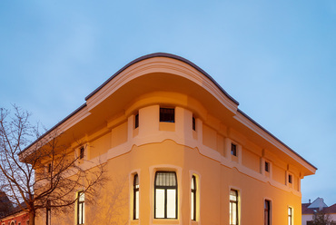 A felújított Szemző-ház Kőszegen (korábban Művészetek Háza). Tervező: Gutowski Robert, Bollók Gáspár (Robert Gutowski Architects). Fotó: Bujnovszky Tamás