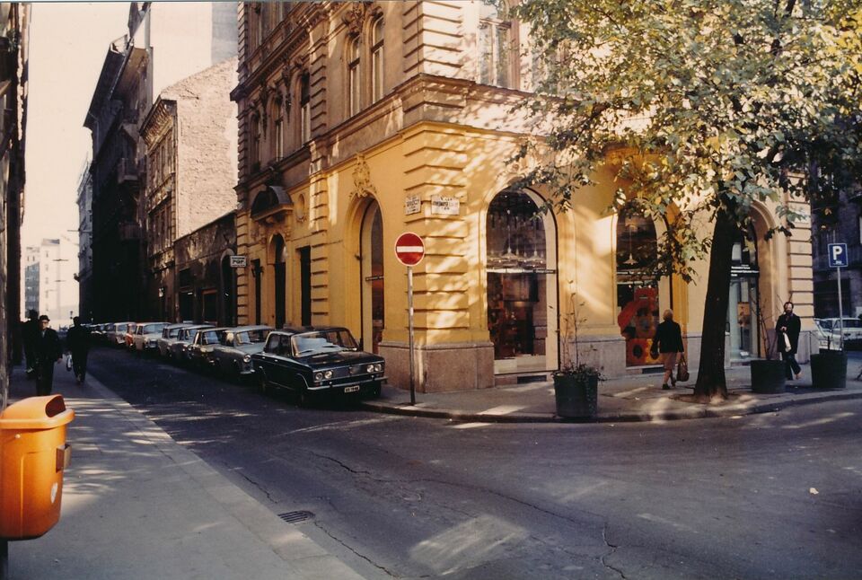 A Design Center Gerlóczy utcai bemutatóterme, 1980. Forrás: a Design Center archívuma