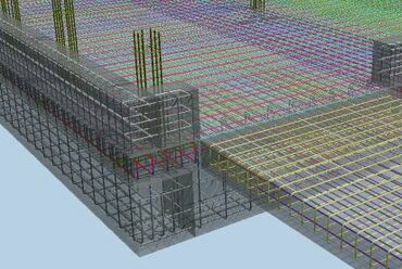  3D geometria és vasalások - Gépház alapozás