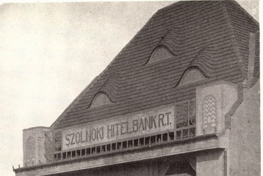 Szolnok, Szapáry út 31. 1915 körül, tervező: Jánszky Béla és Szivessy Tibor (Művészet, 1915/7., 295. o.)