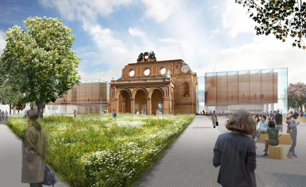 A Diller Scofidio + Renfro második helyezett pályaműve a berlini Exilmuseum pályázatán. Forrás: Stiftung Exilmuseum Berlin