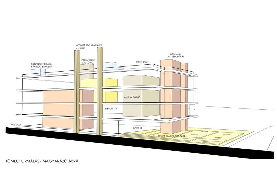 Tömegformálás - Építész: KETA Architects