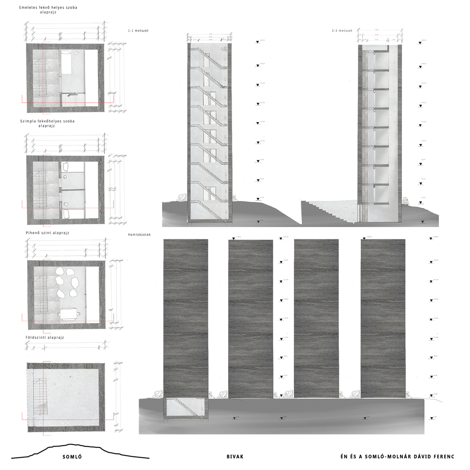 Somlói vár - építész: Molnár Dávid Ferenc