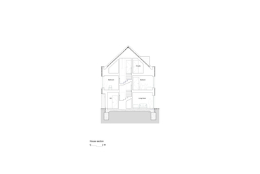 Mole Architects: Marmalade Lane, közösségi lakótelep Cambridge-ben – sorház metszet – forrás: Mole Architects