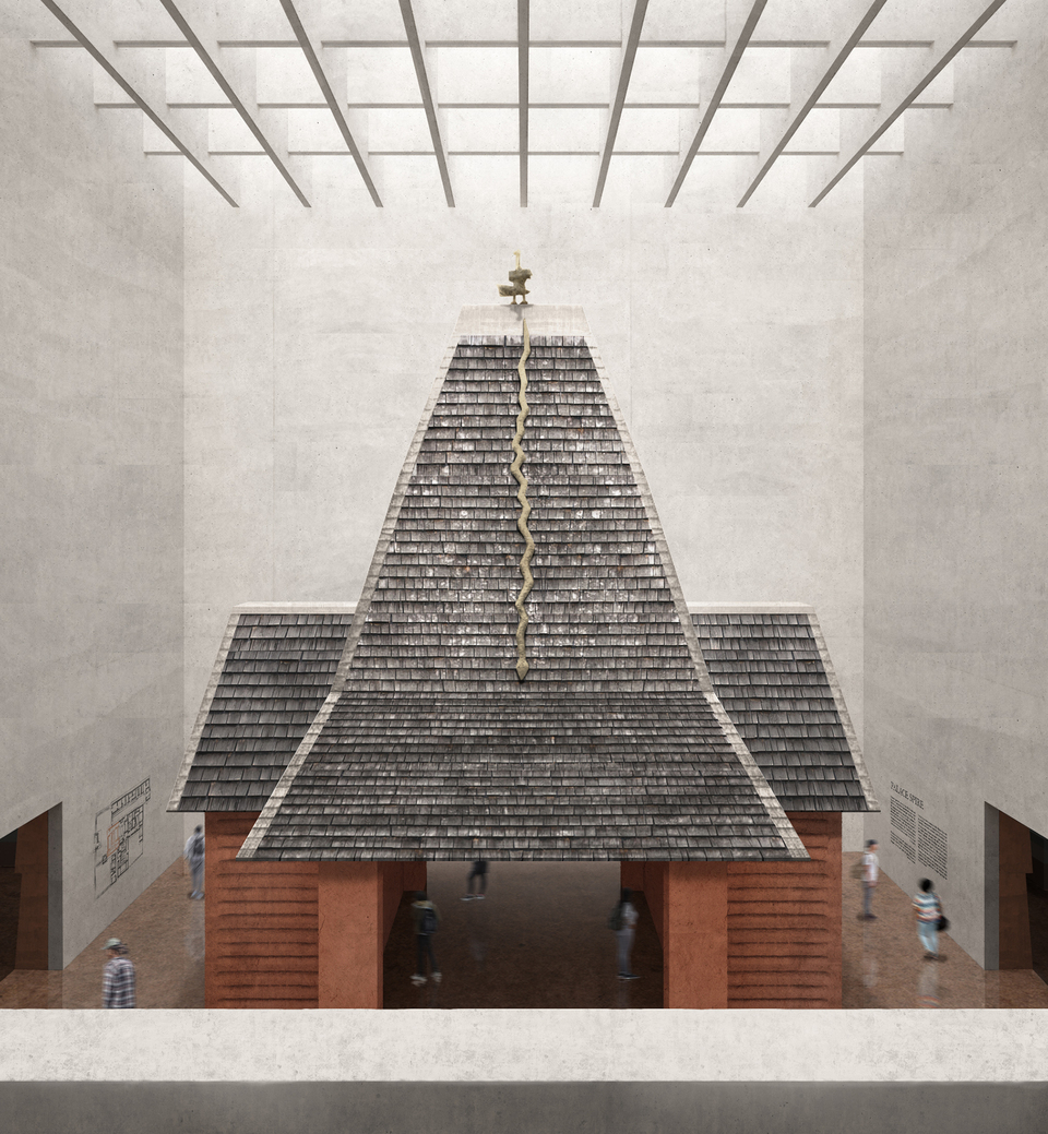 Edo Museum of West African Art – belső látvány – tervező: Adjaye Associates – forrás: Adjaye Associates