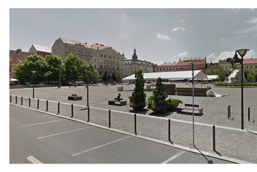 Fő tér – Átépítés utáni látkép. Forrás: Google Streetview