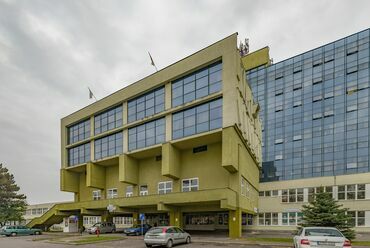 A Kazincbarcikai Kórház épülete, Tervező: KÖZTI, Jánossy György, 1957-69., Fotó: Vékony Zsolt
