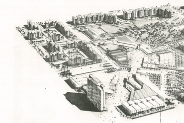 A Szaúd-Arábiába, Rijádba tervezett városnegyed tervei, 1977