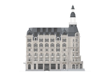 A David Chipperfield Architects tervei alapján újítják fel és bővítik a belgiumi Niewpoort egykori Grand Hotel épületét, Fotó: ©David Chipperfield Architects, a stúdió jóváhagyásával