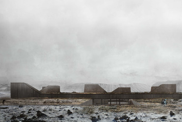 Györgyi Csenge és Iszak Bálint terve, a Hverfjall ablakai nevezetű izlandi vulkánmúzeum projekt nyerte el a közönség tetszését 2020-ból.