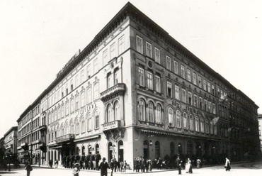 Budapest, Nádor utca 22., (az egykori Oszvald-ház) 1900 körül, tervező: Feszl Frigyes (MKVM, CC BY-NC-ND)