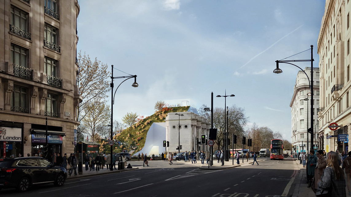 Marble Arch Hill  – Forrás: MVRDV