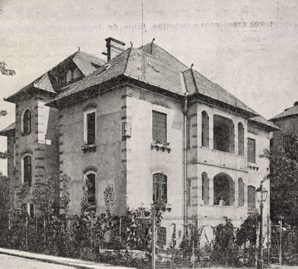 Budapest, Rómer Flóris utca 57., 1906-ban, tervező: Bierbauer István (Építő Ipar, 1906/29., 267. o.)