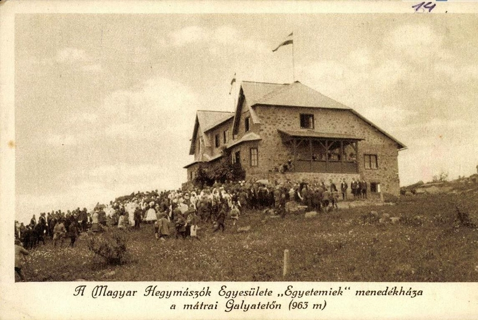 Galyatető, Turistaház, 1925 körül, tervező: Bierbauer Virgil (Epiteszforum)