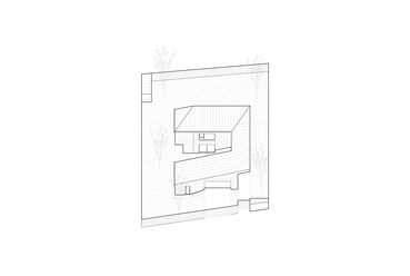 ARH – családi ház Aranyhegyen – axonometria – Építész: batlab architects 