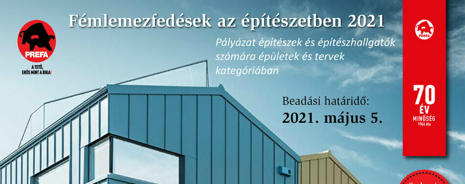 Fémlemezfedések az építészetben 2021.