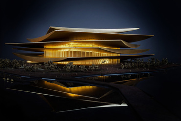 Sencsen Operaház  – Forrás: Robert Gutowski Architects – Makett: Modularis Workshop – Fotó: Bujnovszky Tamás