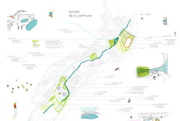 Barentin, települési lépték, REA városépítészeti ötletpályázat terv (Guba Sándor, Hámori Péter), 1. díj, 2008