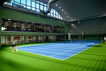 Képfeltöltés: „Teknős” – A Debreceni Egyetem teniszközpontja. Forrás: Kováts András