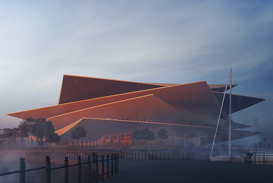 A kultúra fellegvára, a hétköznapok otthona – a Robert Gutowski Architects terve a Shenzhen Operaház tervpályázatára