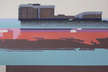 Szabó Kristóf Kristoflab, Wrong Data III, Madrid, 120x90 cm, oil-canvas