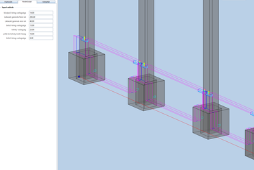 Beszélgetés a bim.GROUP csapatával – Lábazati gerenda kehely feletti alsó sík – Forrás: bim.Group