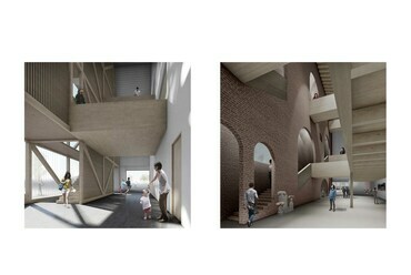 A dmb műterem terve a Tata Szíve építészeti pályázaton