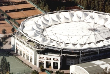 Centre Court DTB Rothenbaum Hamburg, 1996–1998,	Peter Schweger, Werner Sobek