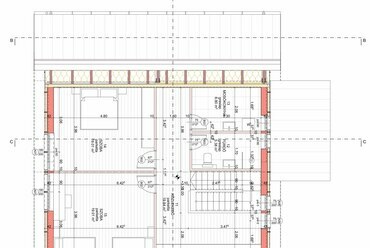 4. javaslat emeleti alaprajz (NMTK 079) – terv: Perényi Stúdió