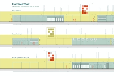 Közösségi sportvitorlás klub és iskola – Homlokzatok – Tervező: Szabó Karina