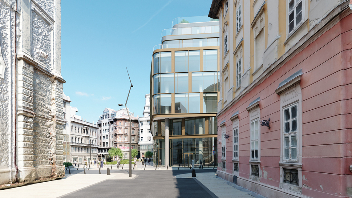 DVM group, Szervita Square Building, Budapest