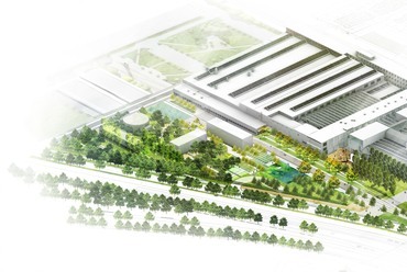 A múzeum tervezett új struktúrája. Terv: Közlekedési Múzeum/Diller Scofidio + Renfro, forrás: Vitézy Dávid Facebook