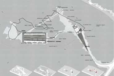 A CZITA Építész Iroda és az RJZS Architects terve a Recski Nemzeti Emlékpark pályázatán – helyszín
