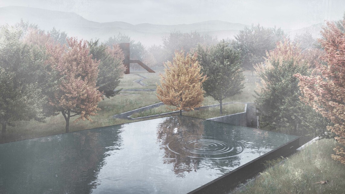 Az Archikon terve a Recski Nemzeti Emlékpark pályázatán – víz és emlékezet