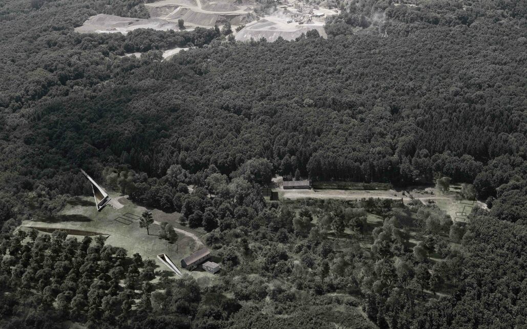 A Deichler Jakab Stúdió és a Hetedik Műterem terve a Recski Nemzeti Emlékpark pályázatán