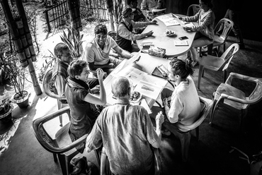 Anandaloy közösségi ház Bangladesben – Tervező: Studio Anna Heringer – Fotó: Benjamin Stahli