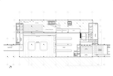 A Quintus Design terve a Debreceni Nemzetközi Repülőtér pályázatán. Alaprajz, földszint