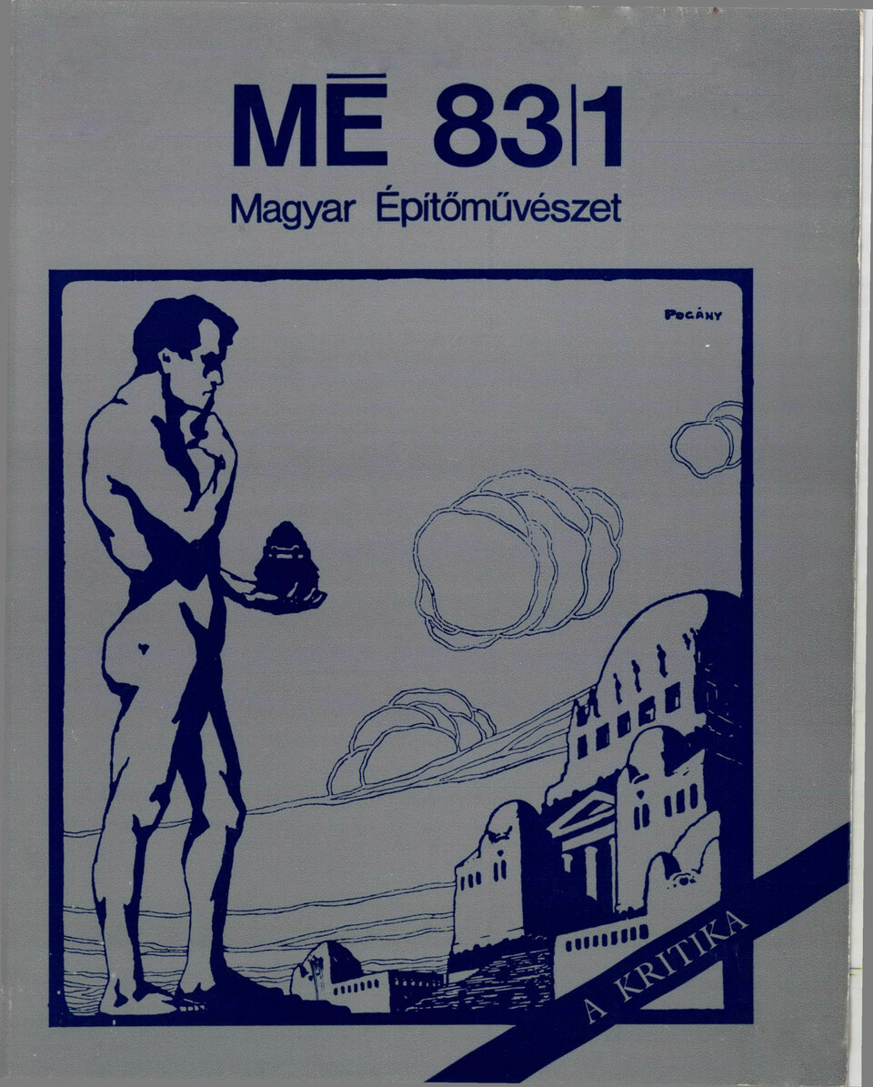 A Magyar Építőművészet 1983/1-es számának borítója