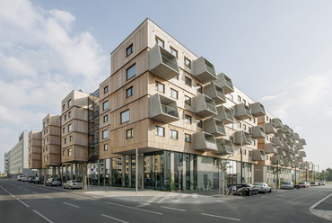 3. ábra: Wood Housing Seestadt Aspern / Berger+Parkkinen Architekten + Querkraft – fotó: ©Hertha Hurnaus via ArchDaily