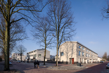 Új építésű sorház. Építész: Steenhuis Bukman Architecten. Fotó: Jannes Linders