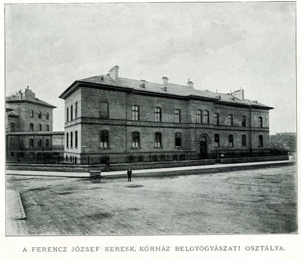 Ferenc József Kereskedelmi Kórház, Belgyógyászat. Forrás: gallery.hungaricana.hu, BudapestGyujtemeny