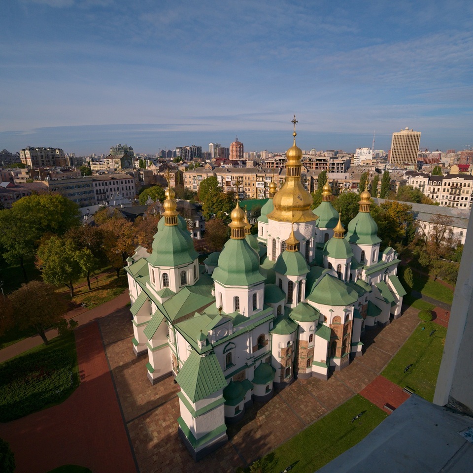 A kijevi Szent Szófia-székesegyház, Fotó: Wikipedia Commons, Felhasználó: Daniel Kraft