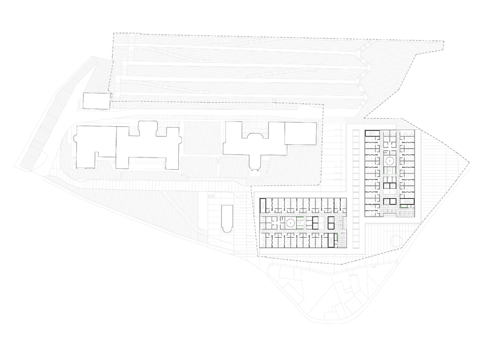 Transzplantációs központ Kolozsváron – Látványterv – Tervező: Pinearq + Dico si Tiganas + cra_de.studio